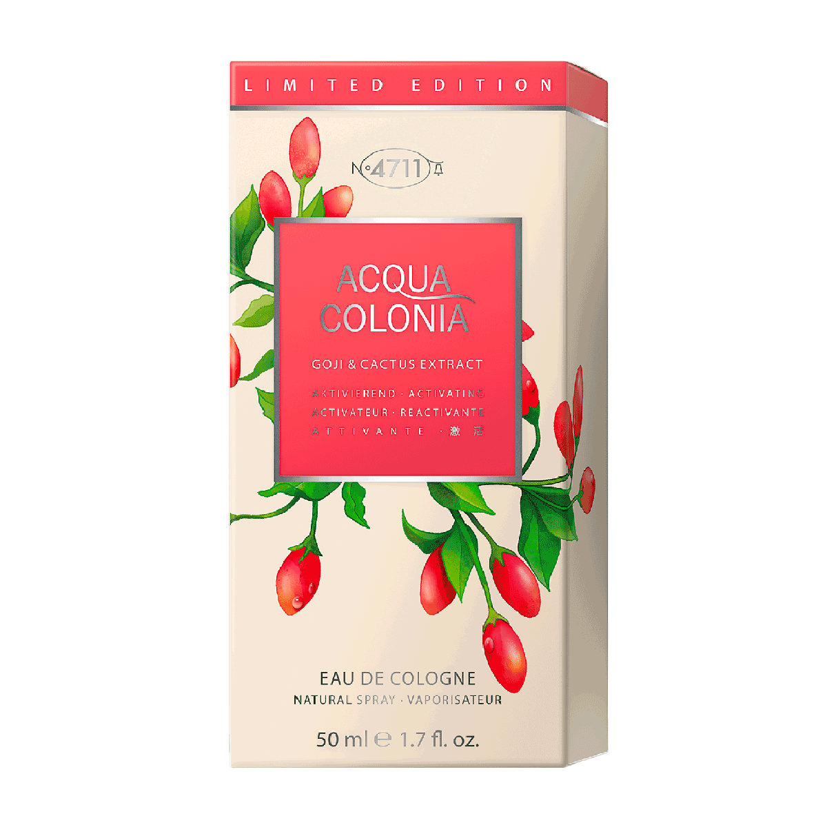 4711 Acqua Colonia - Goji + Cactus Extract Eau de Cologne Natural Spray - Limited Edition - Image 2